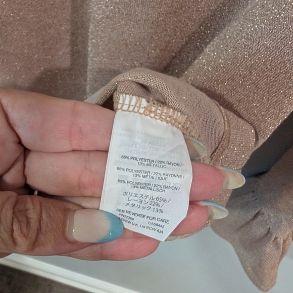 J. Crew Pink Bell Sleeve Ruffled Top - Picture 6 of 8